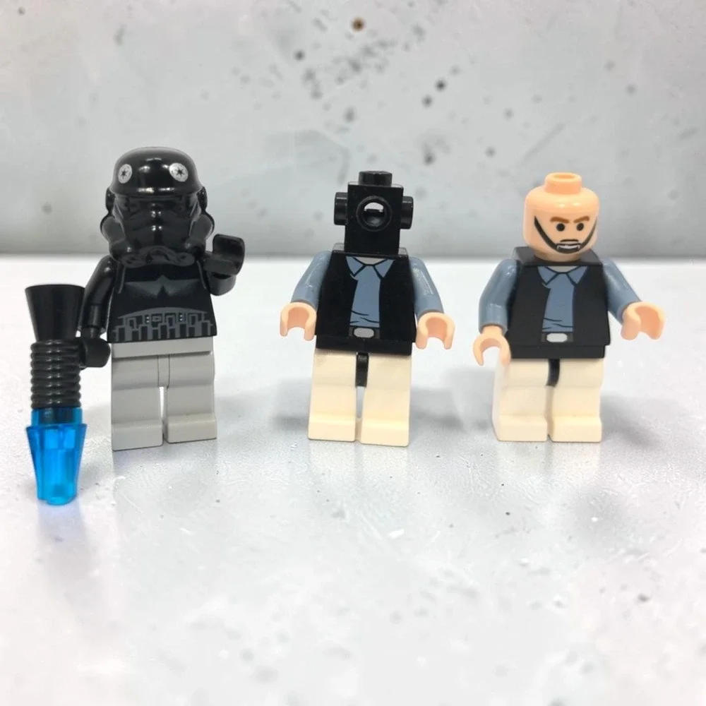 VTG LEGO Star Wars Minifigures Lot TIE Fighter Pilot Imperial Crew Figure Hasbro